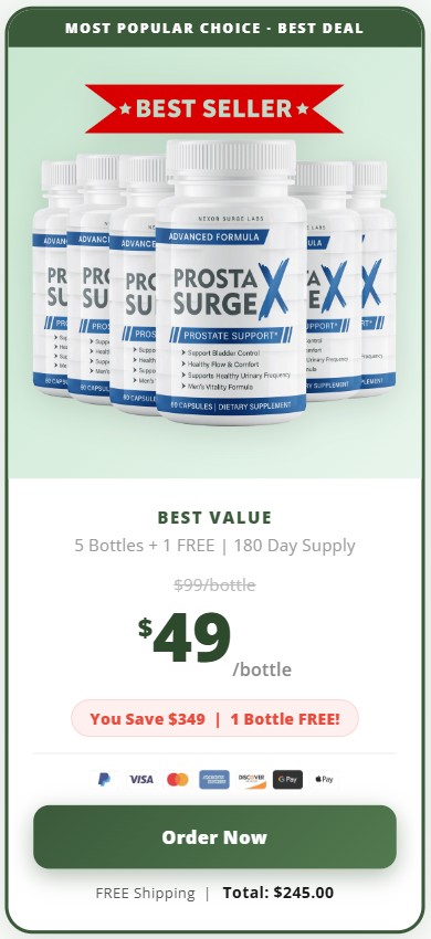 Prosta Surge X 6 Bottle Price